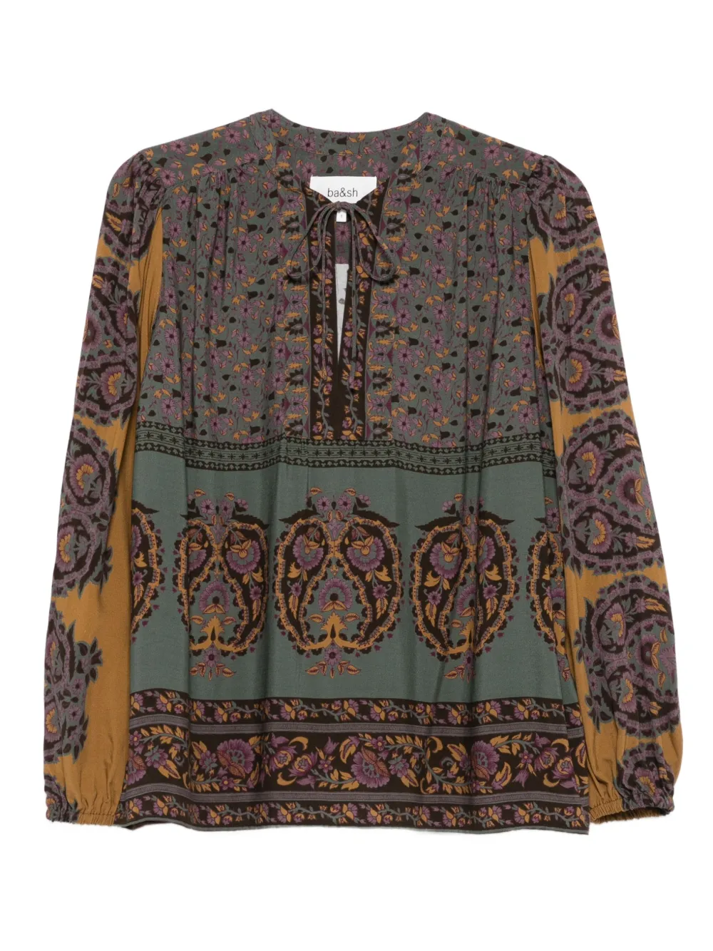 Ba&Sh floral-print blouse | Brown | Image 1