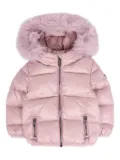 Colmar Kids fur-trimmed quilted jacket - Pink