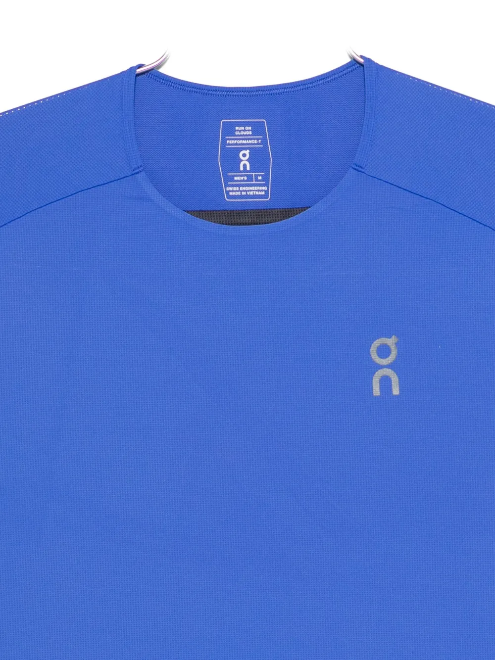 On Running Panelled Performance Top In Blue