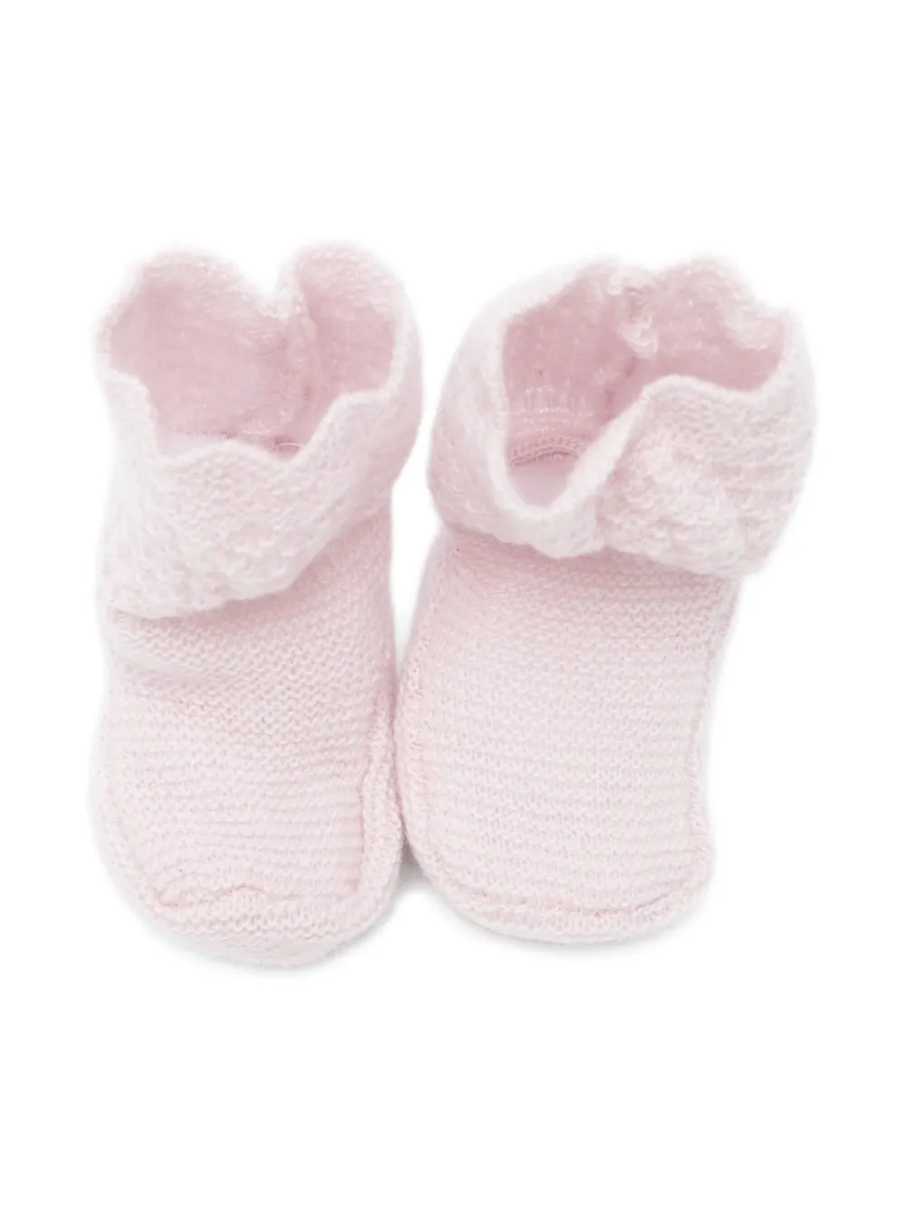 Paz Rodriguez Gebreide babylaarzen met textuur Roze