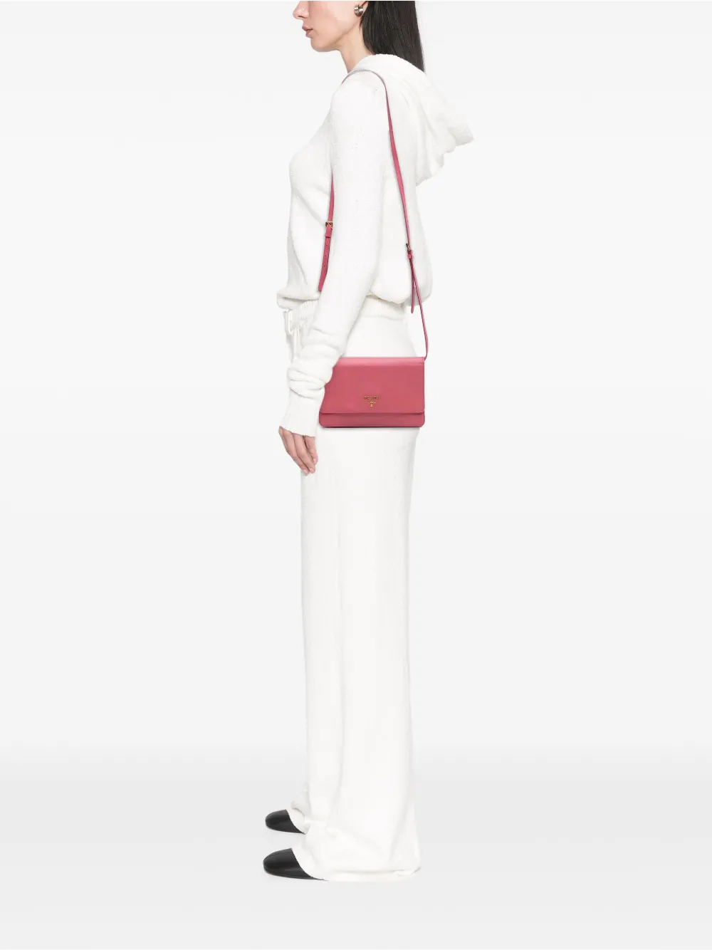 Prada Pre-Owned 2013-2025 Saffiano Wallet on Strap crossbody bag | Pre-Owned | Image 2