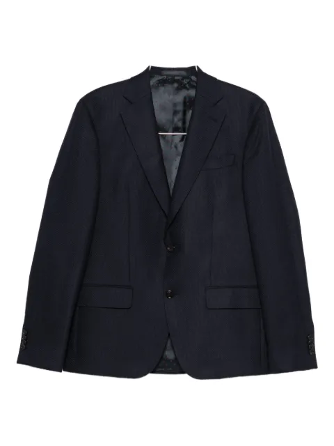 Sand single-breasted blazer