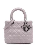 Christian Dior Pre-Owned 2011 Medium Lambskin Cannage Lady Dior satchel - Purple