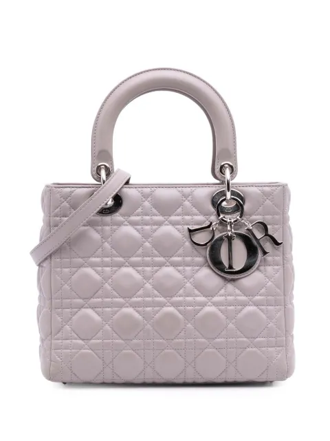 Christian Dior Pre-Owned 2011 Medium Lambskin Cannage Lady Dior satchel