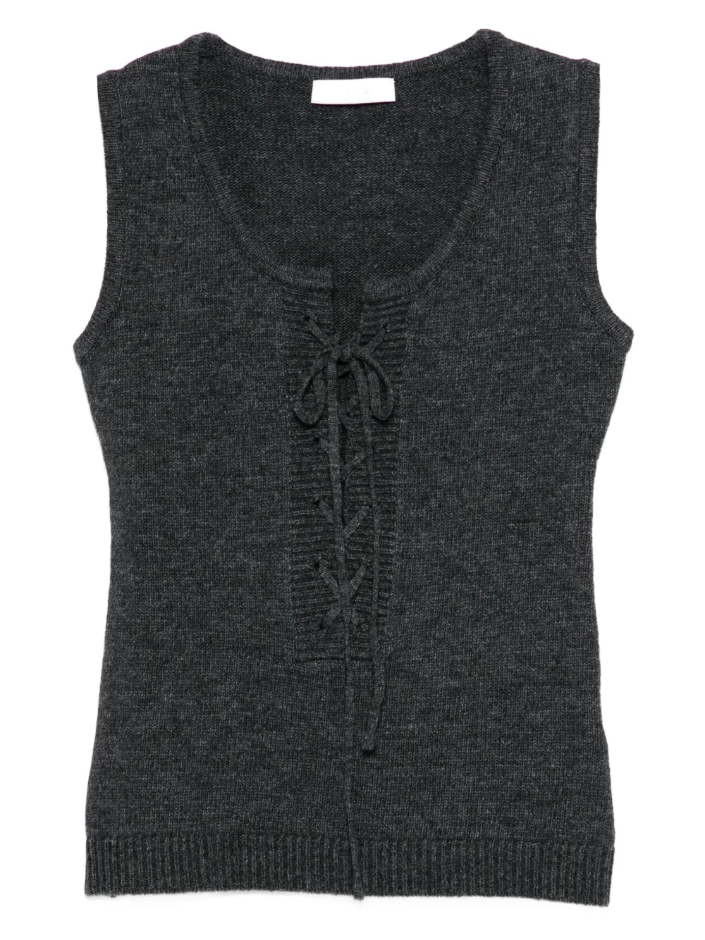 Low Classic top con aguejtas | gris | Image 1