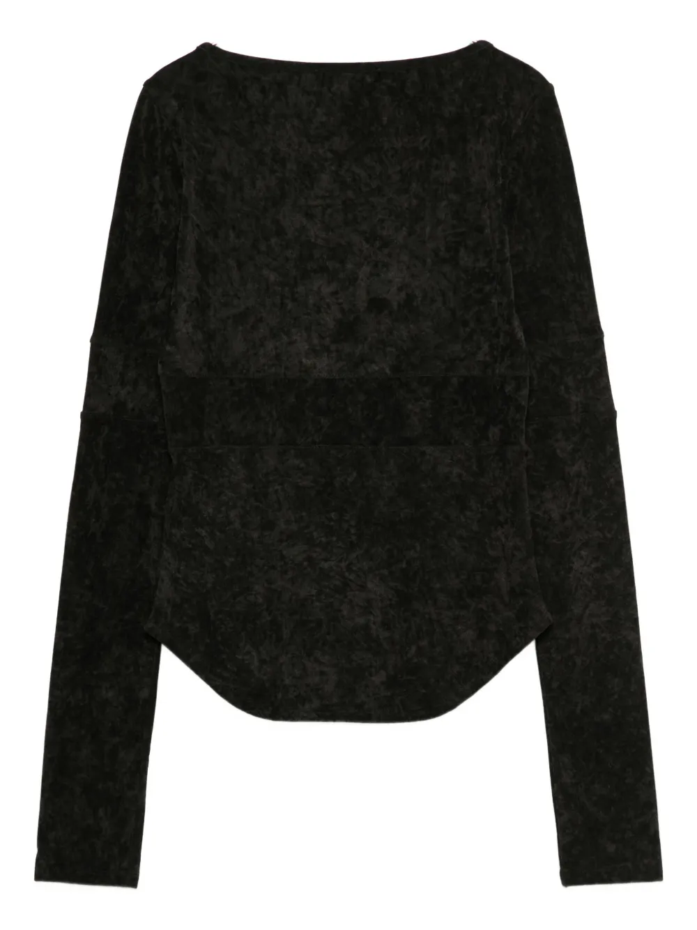 Low Classic Top met lange mouwen - Bruin