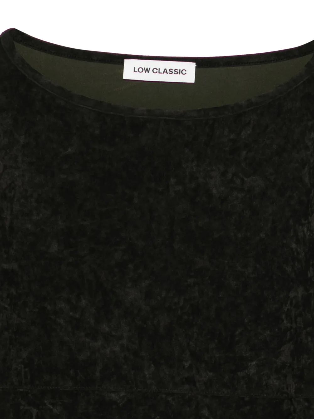 Low Classic Top met lange mouwen Bruin