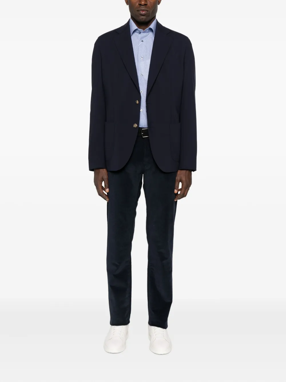 Sand single-breasted patch-pocket blazer | Blazers | Image 2