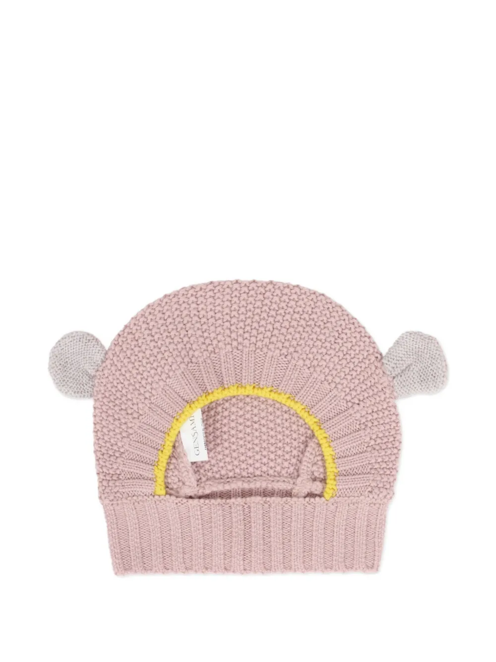 Gensami kids ear-detail wool balaclava | Pink | Image 1