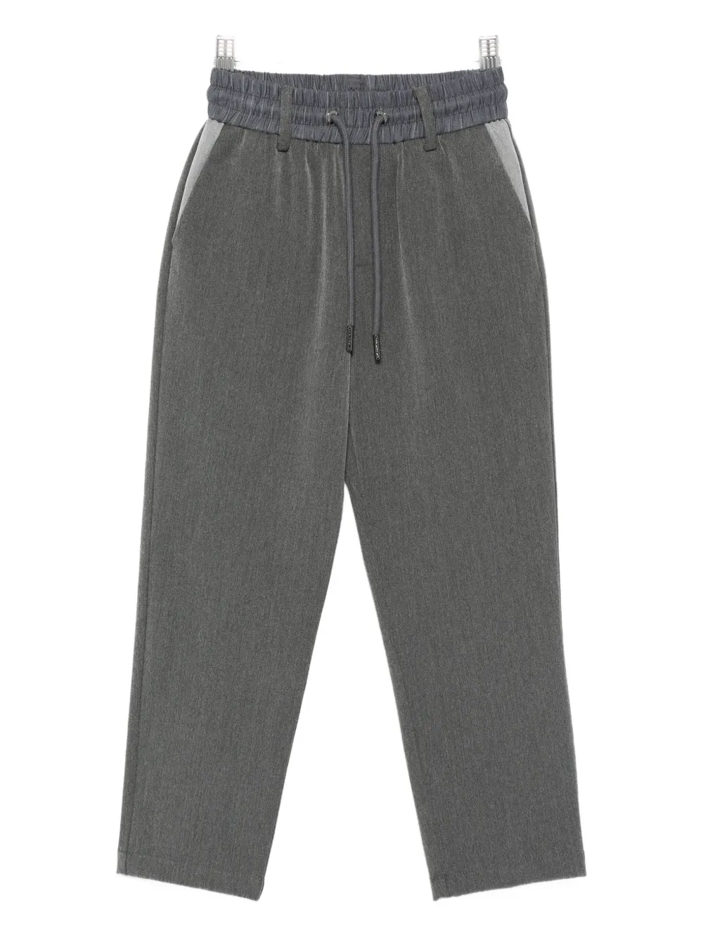 John Richmond Junior Drawstring-waist Trousers In Gray