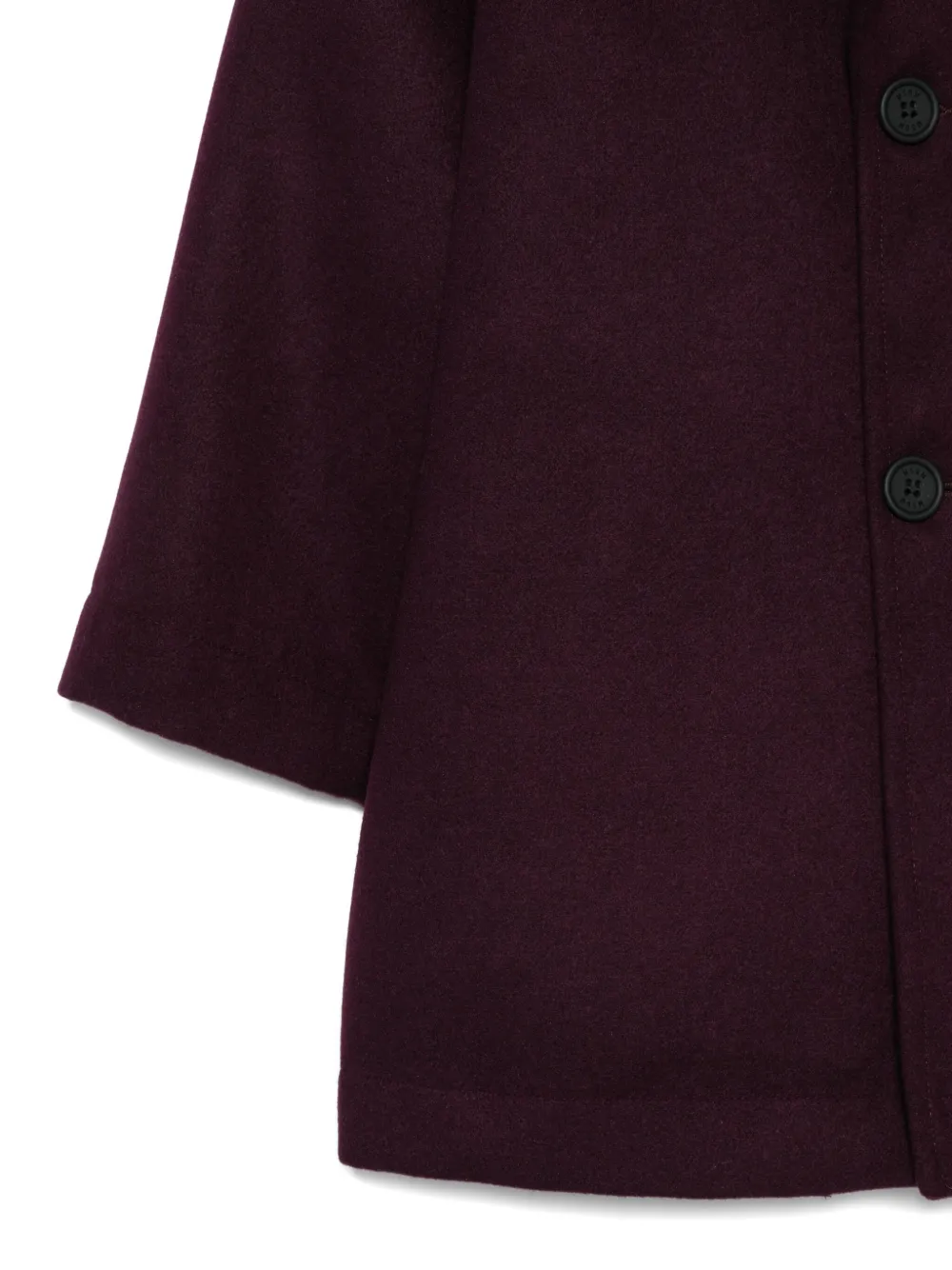 Msgm Single-breasted Coat In Red