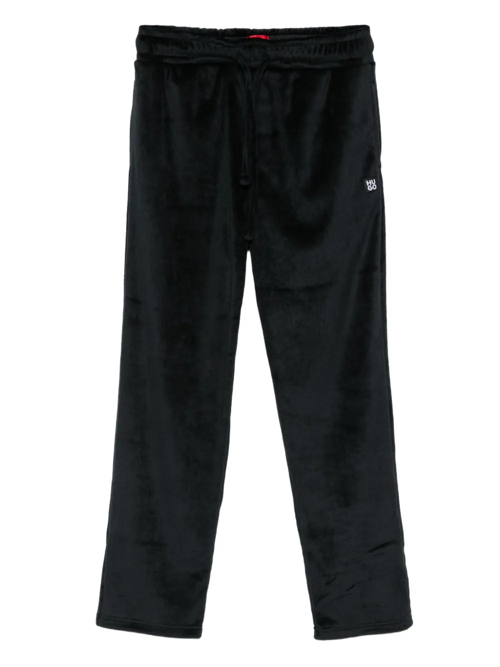 HUGO corduroy drawstring trousers | Black | Image 1