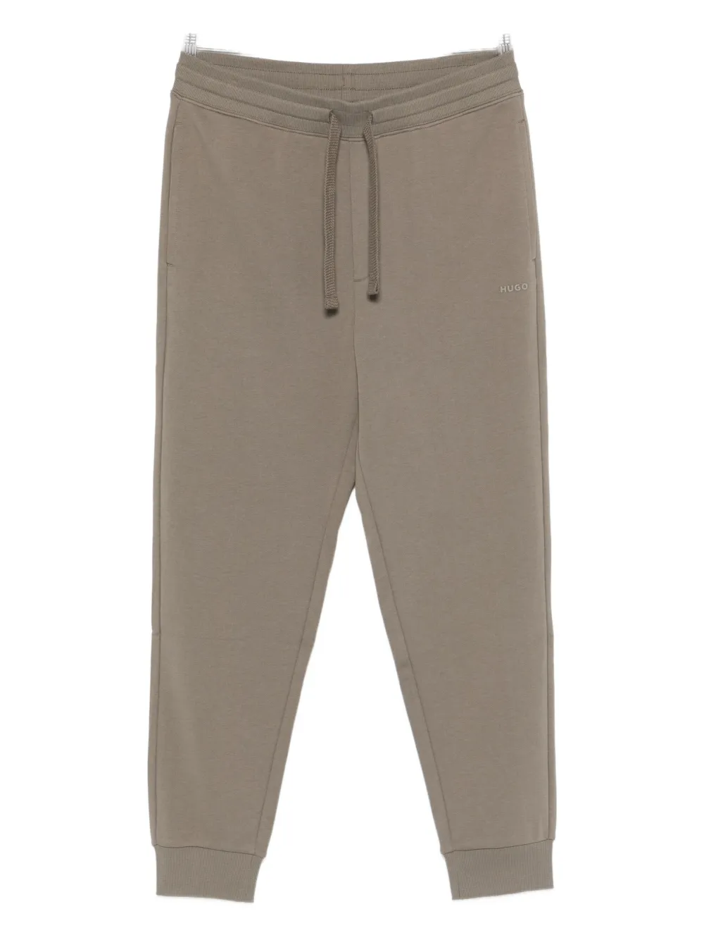 Hugo Boss Drawstring Track Pants In Green