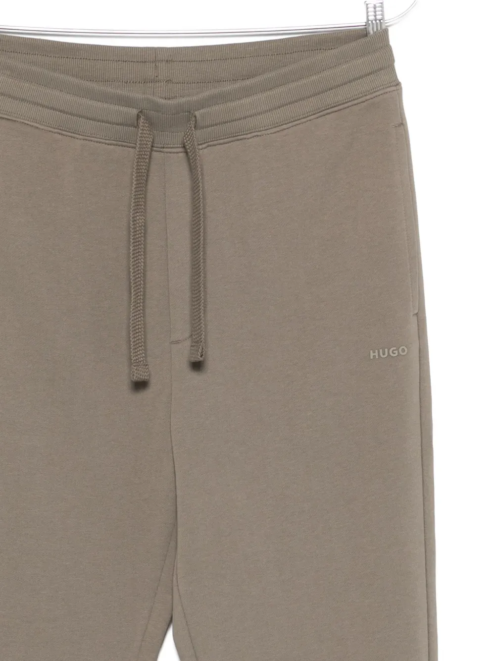 Hugo Boss Drawstring Track Pants In Green