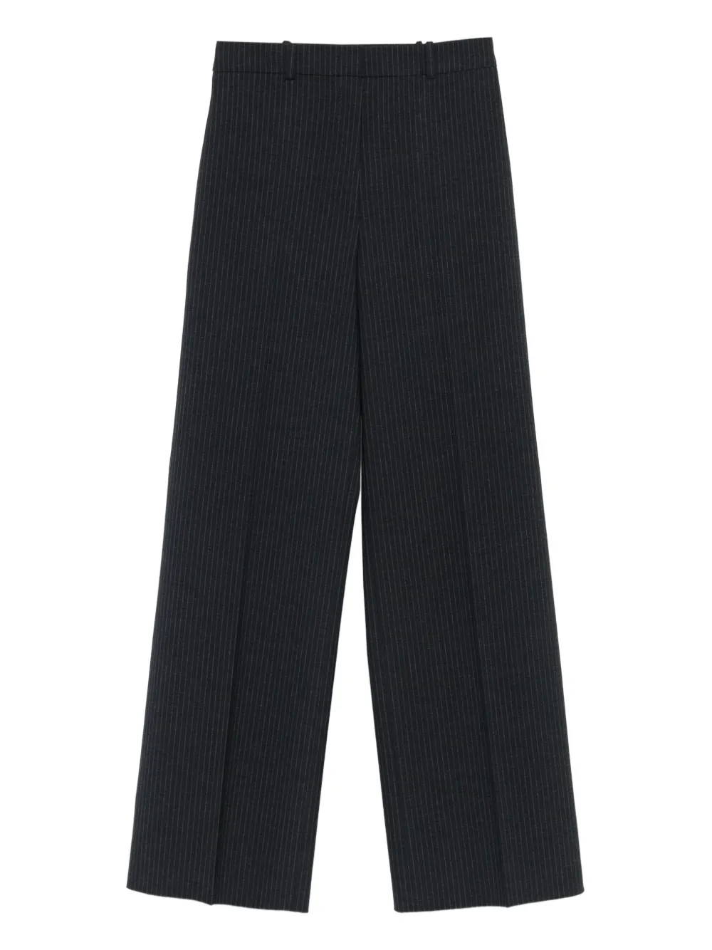 HUGO pantalones rectos con rayas diplomáticas estampadas | negro | Image 1
