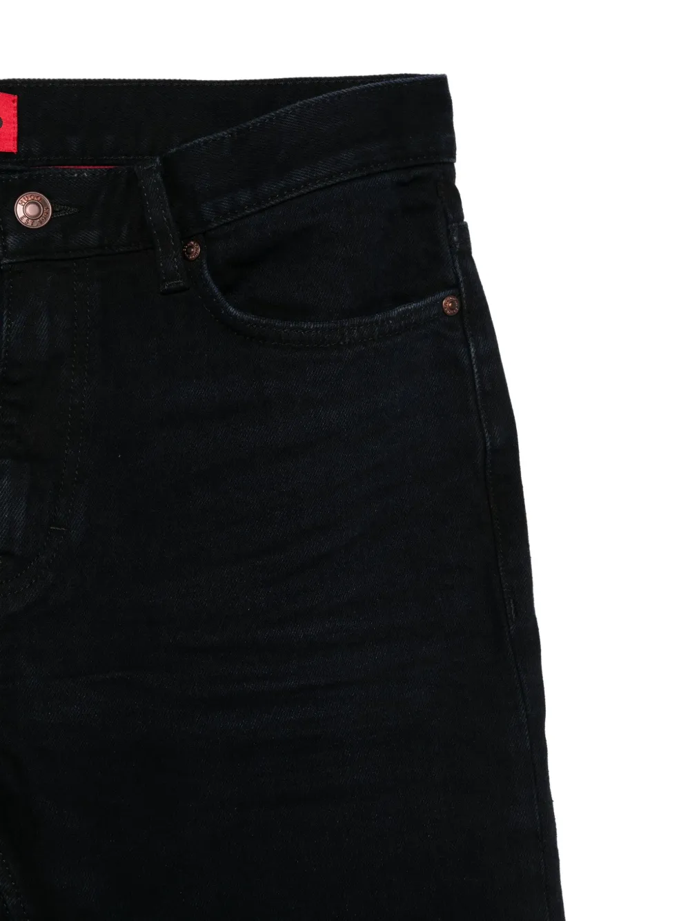 HUGO Jeans met logopatch Blauw
