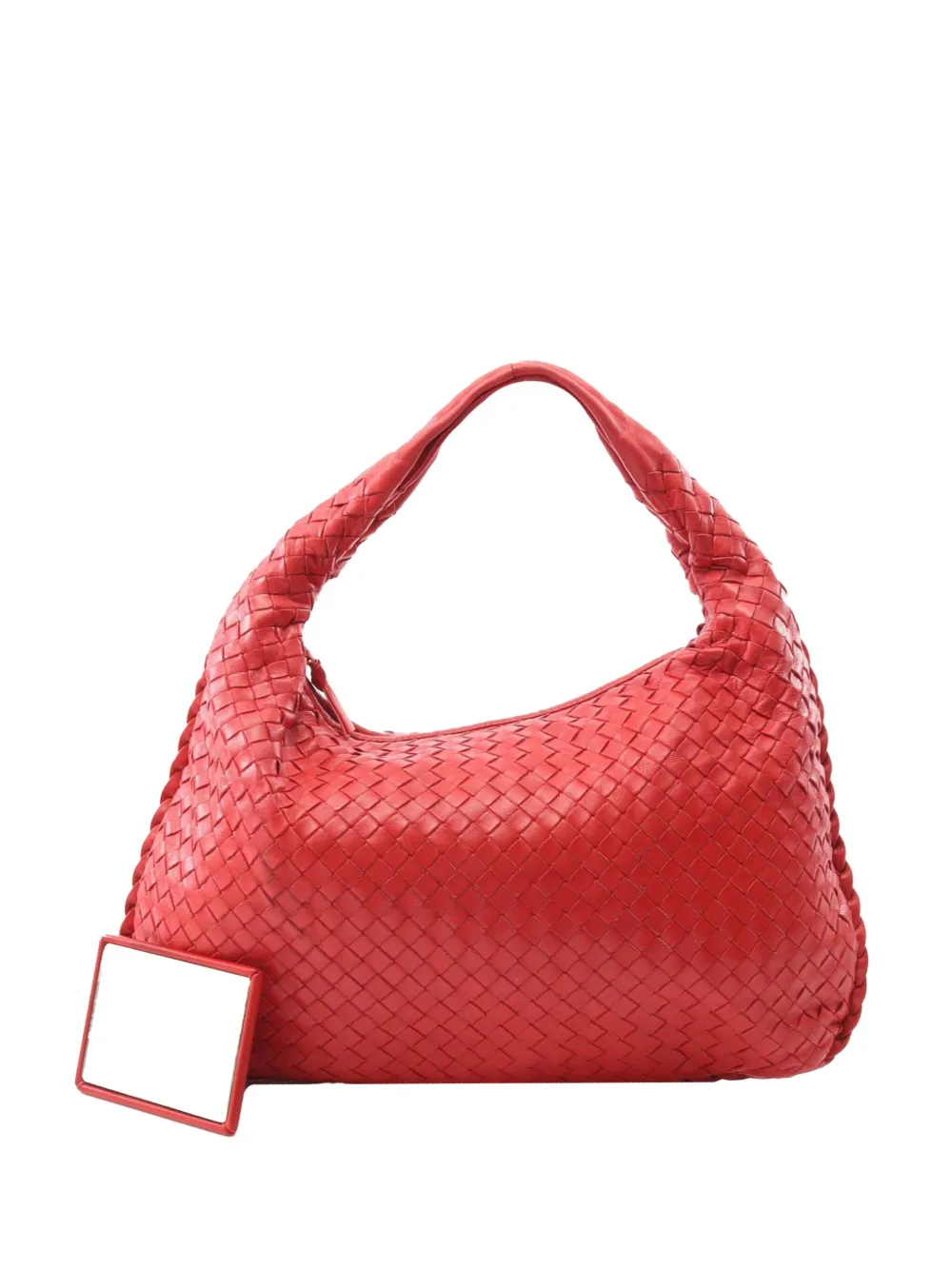 Bottega Veneta Pre-Owned 2012-2025 Small Nappa Intrecciato Veneta hobo bag | Red | Image 1