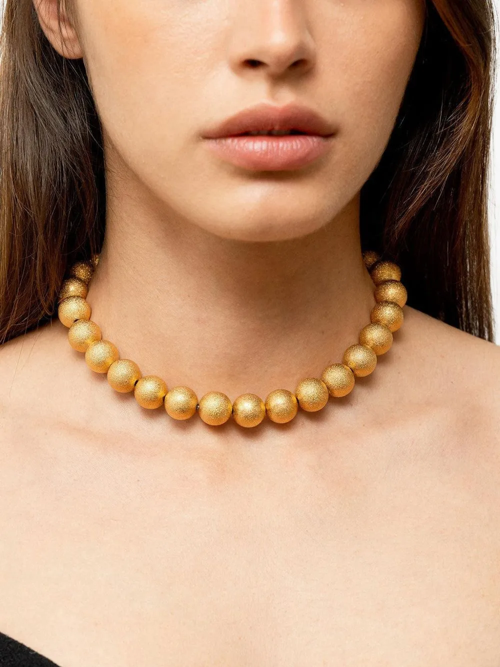 Sylvia Toledano Bubble halsketting met kralen - Goud