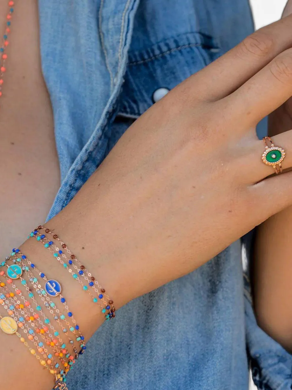 Gigi Clozeau 18k White Gold Gigi Bracelet In Metallic