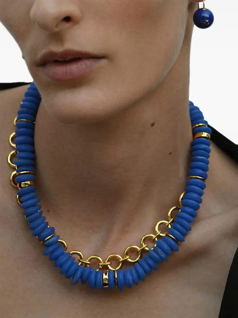 Lizzie Fortunato Laguna bead necklace - Blauw