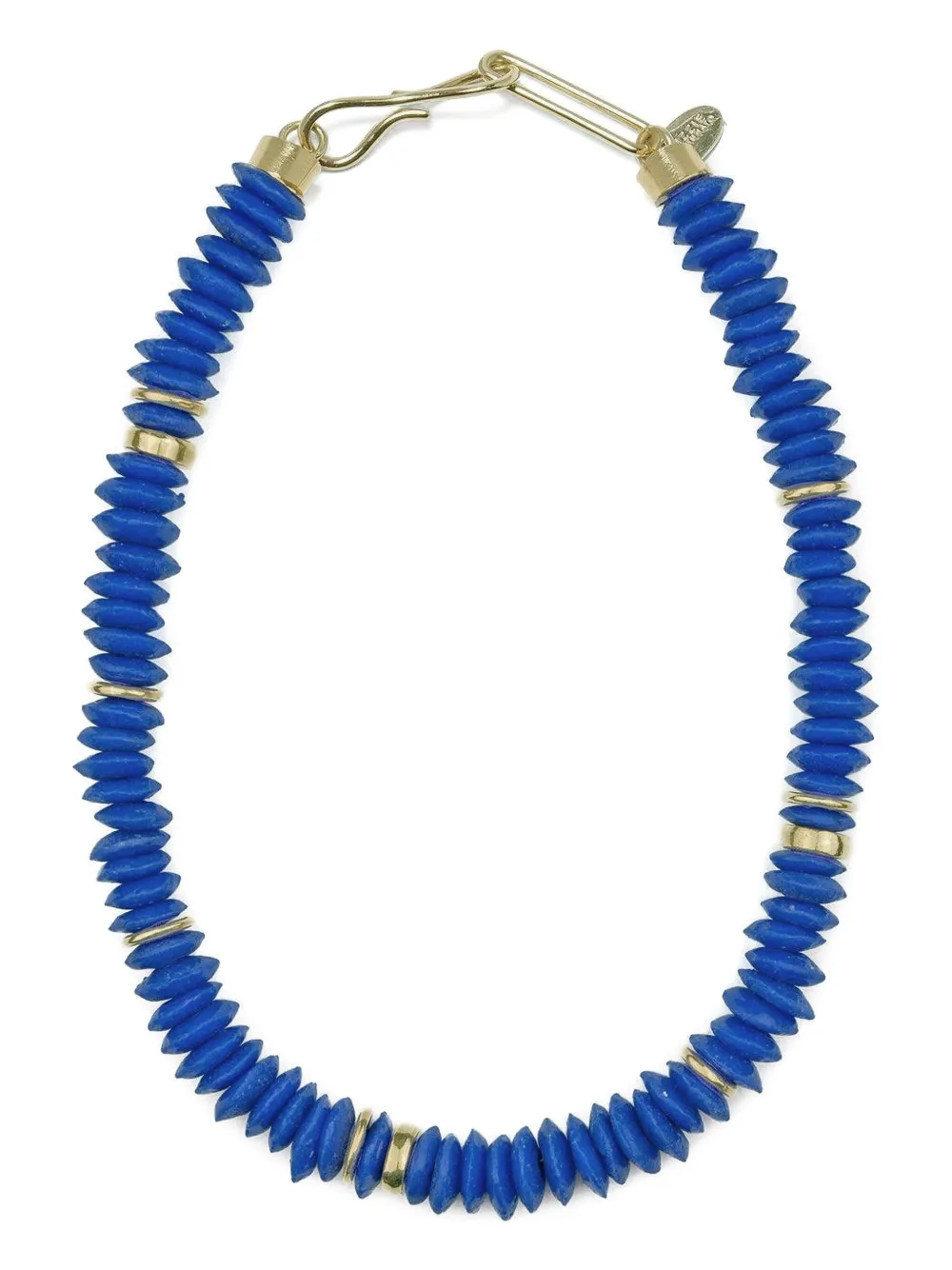 Lizzie Fortunato Laguna Bead Necklace In Blue