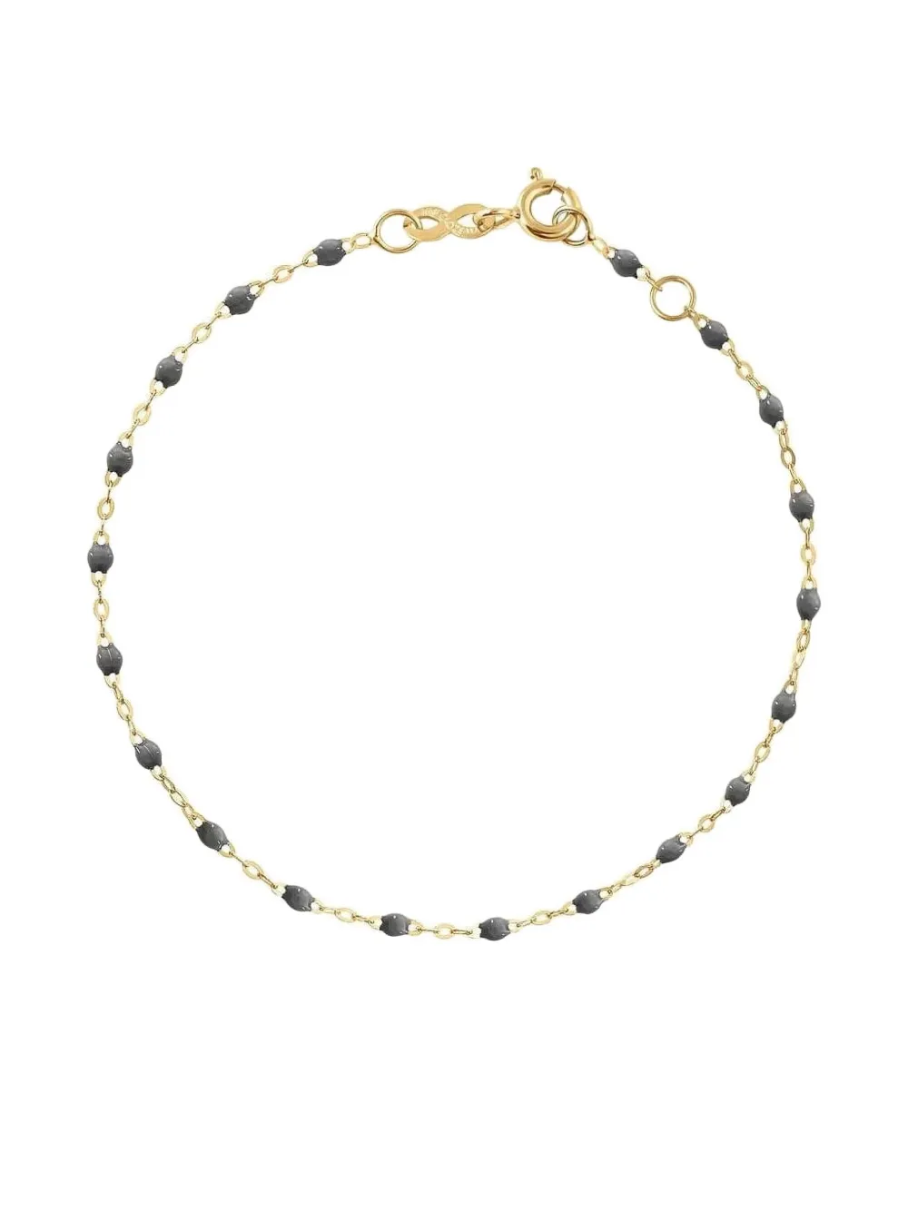 Gigi Clozeau Bracciale in oro giallo 18 carati con ematite
