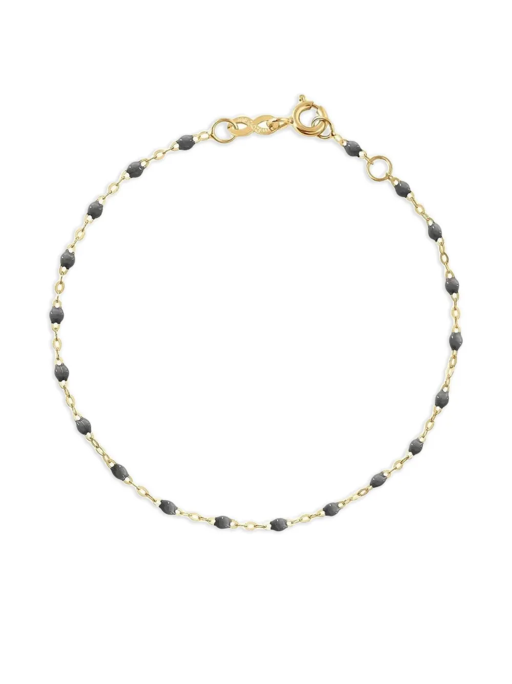 Gigi Clozeau Bracciale in oro giallo 18 carati con ematite