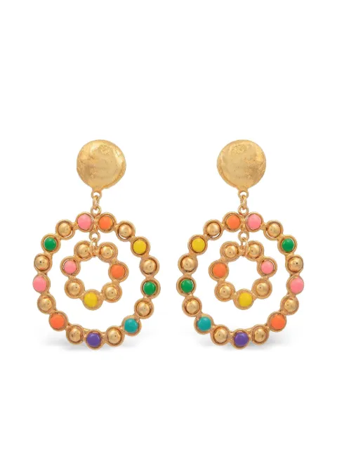 Sylvia Toledano Emaillierte Happy Flower Ohrringe