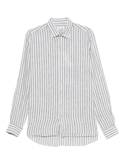 Sand striped linen shirt