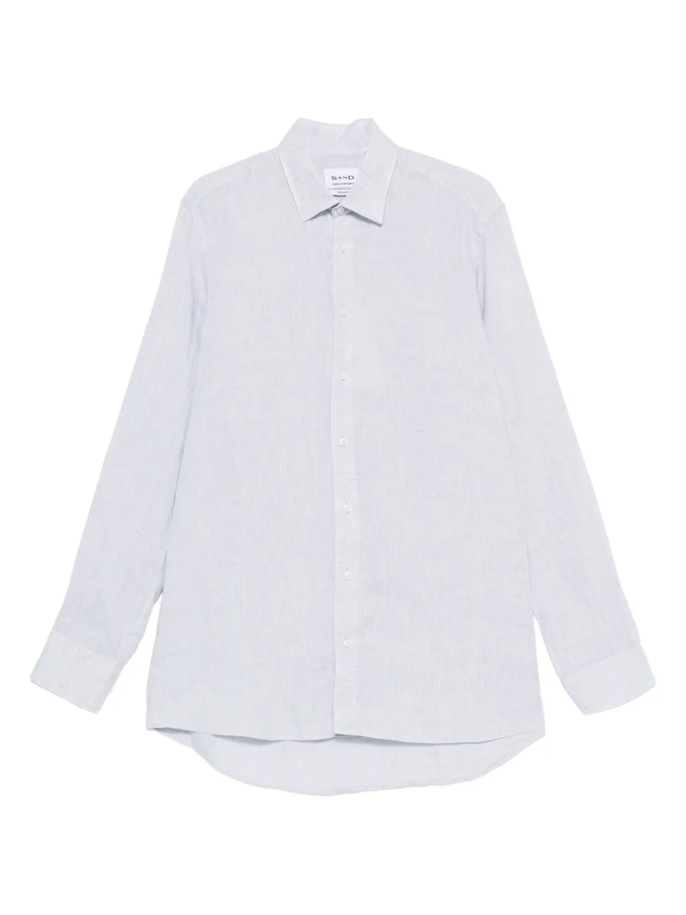 Sand long-sleeve linen shirt | أبيض | Image 1