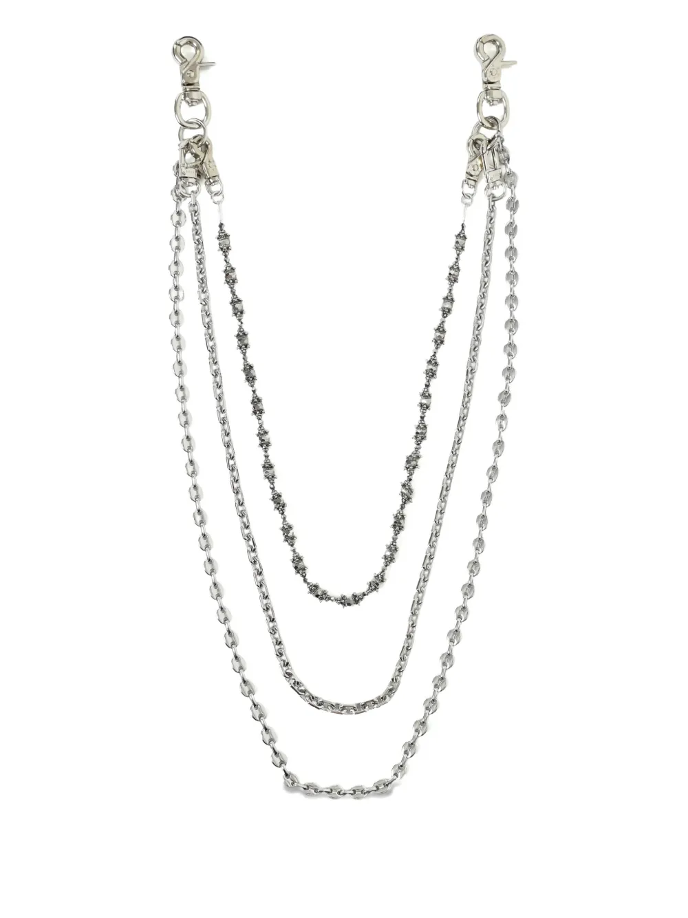 BREATH triple-chain keyring | Silver | Image 1