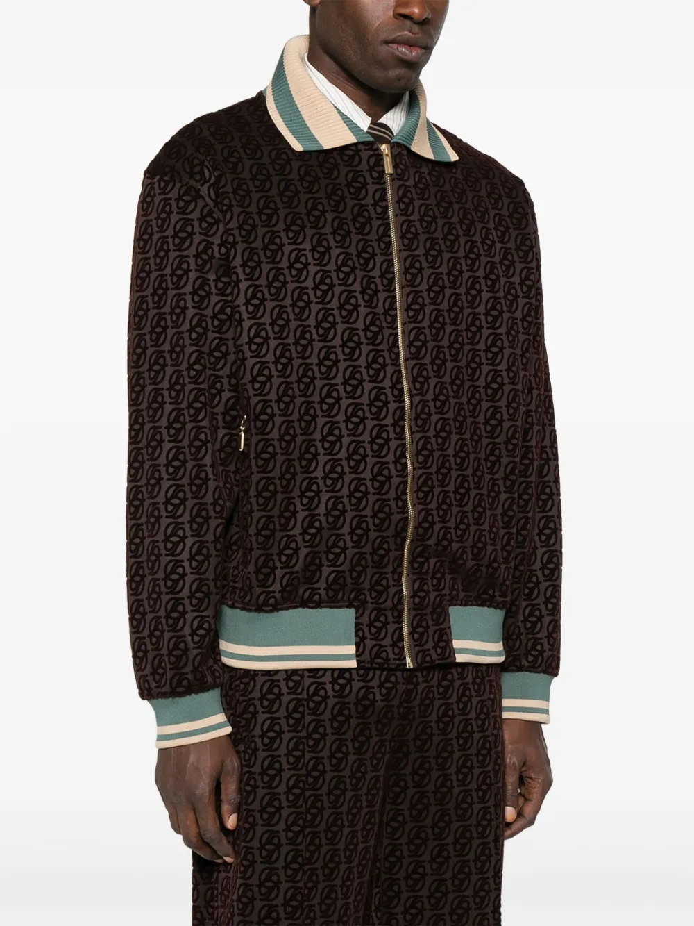 Drôle De Monsieur Sweater met rits Bruin