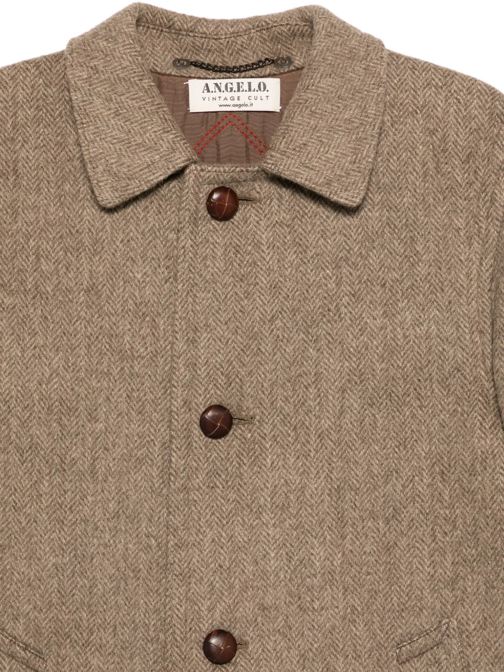 1990s Wool-Blend Buttoned Coat