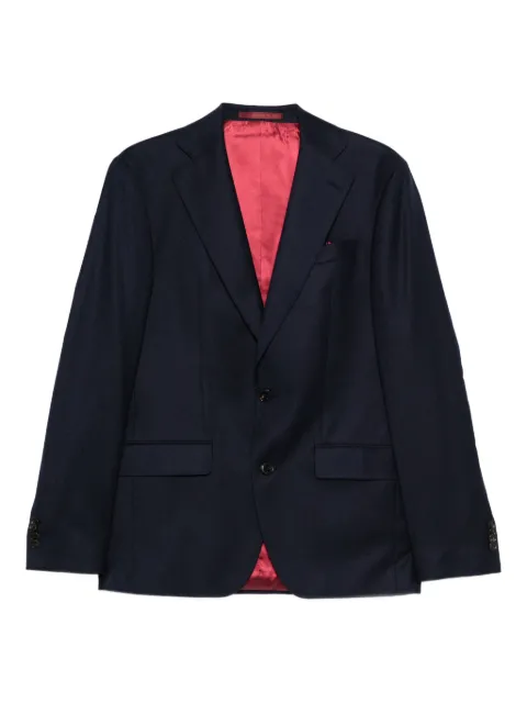 Sand single-breasted blazer