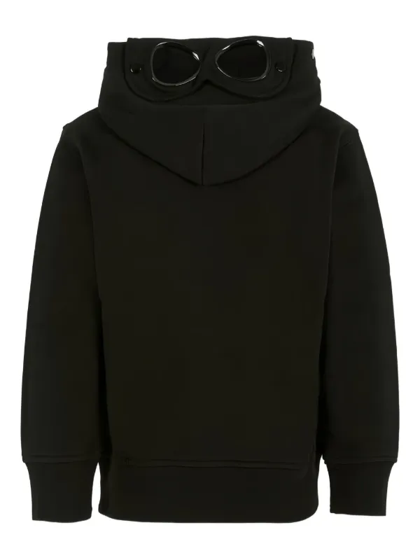 C.P. Company Kids goggle-detail Hoodie | Black | FARFETCH