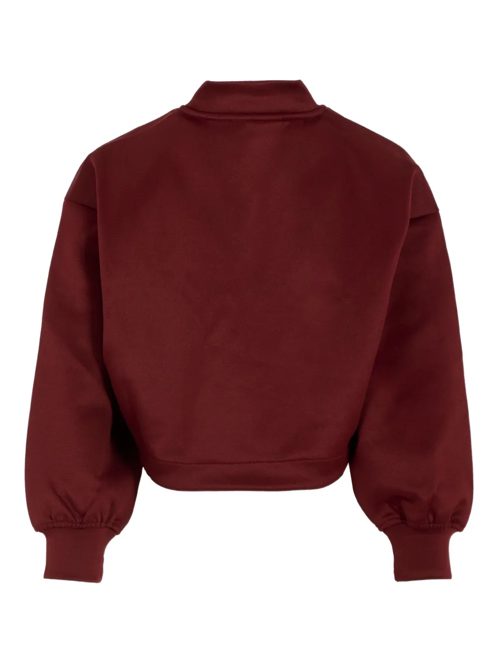 Calvin Klein Logo-embroidered Zip-up Bomber Jacket In Red