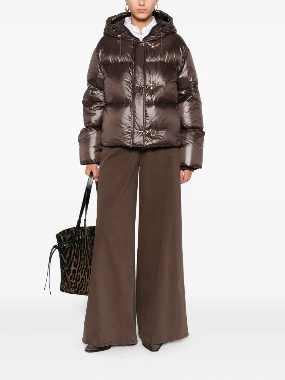 Fay hooded toggle-fastening jacket | Down Jackets | Image 2