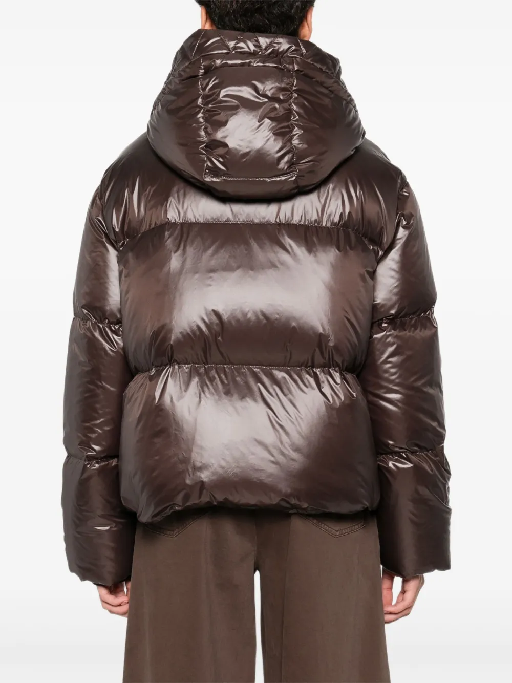 Fay Jack met capuchon en houtje-touwtje-sluiting Bruin