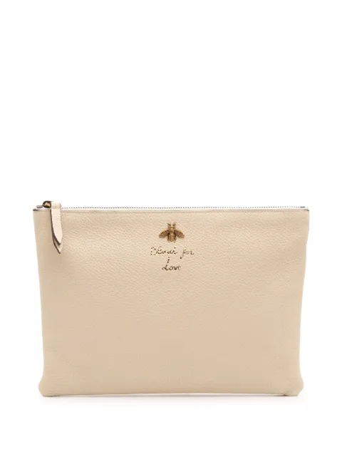 Gucci Pre-Owned 2016-2025 Leather Blind For Love clutch bag