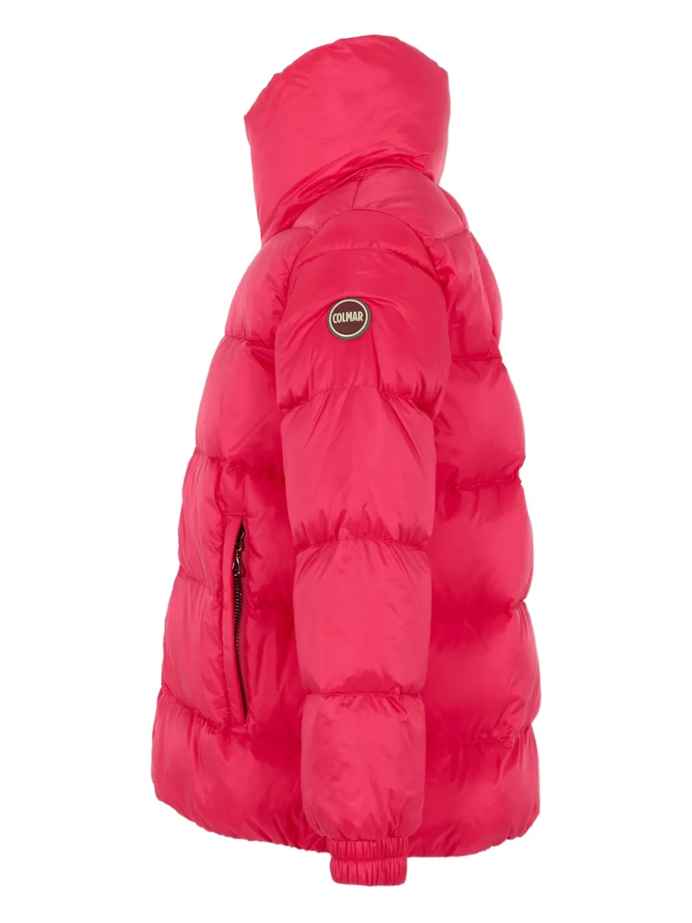 Colmar Quilted High-neck Jacket In Red