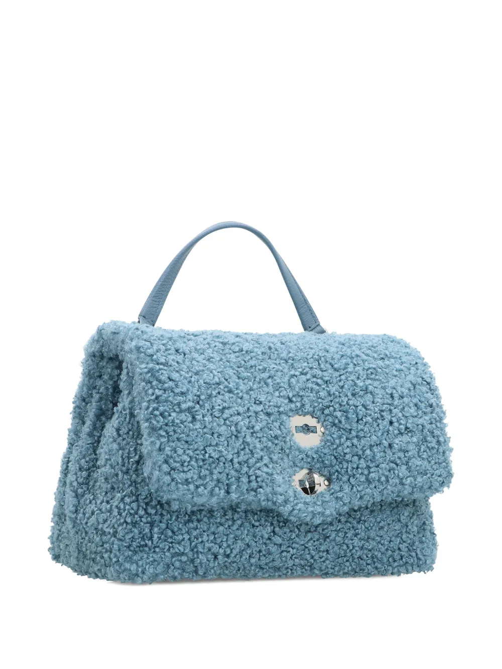 Zanellato Small Postina Top Handle Tote Bag In Blue