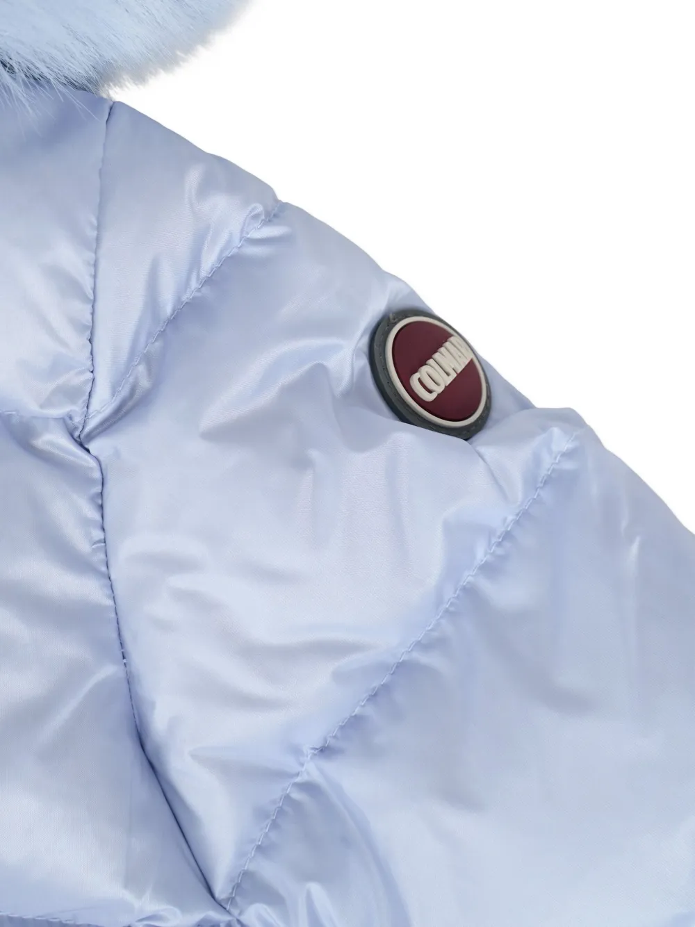 Colmar Kids Gewatteerd jack met bonten afwerking Blauw