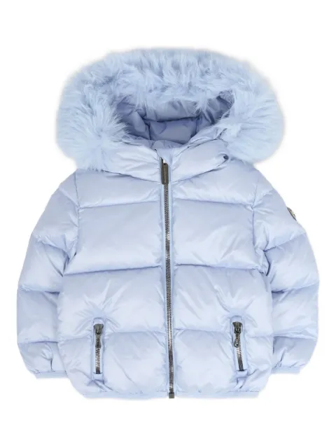 Colmar Kids fur-trimmed quilted jacket