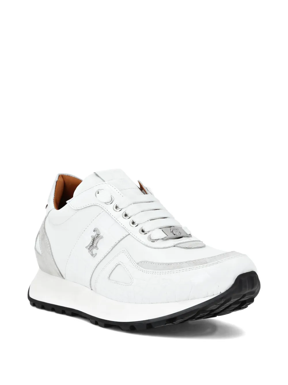 Billionaire baskets en cuir à empiècements | Baskets basses | Image 2