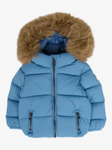 Colmar Kids fur-trimmed quilted jacket