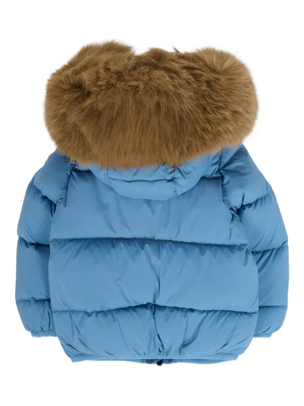 Colmar Fur-trimmed Quilted Jacket In Blue