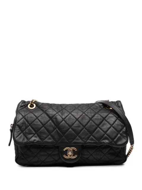 CHANEL Pre-Owned bolsa de hombro Shiva Flap grande de piel  becerro 2012-2013