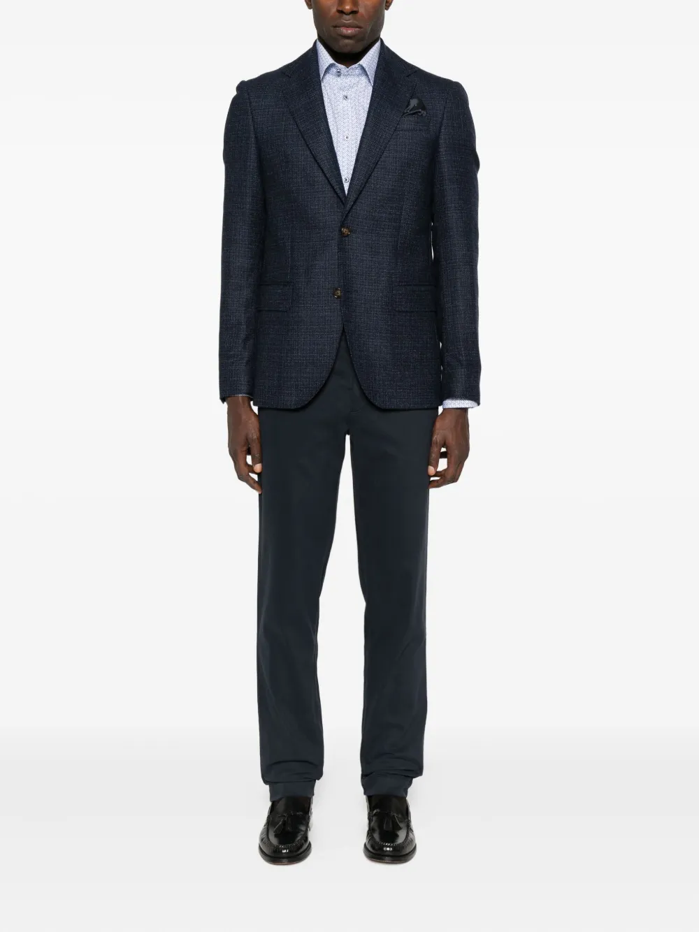 Sand textured single-breasted wool blazer | Blazers | Image 2