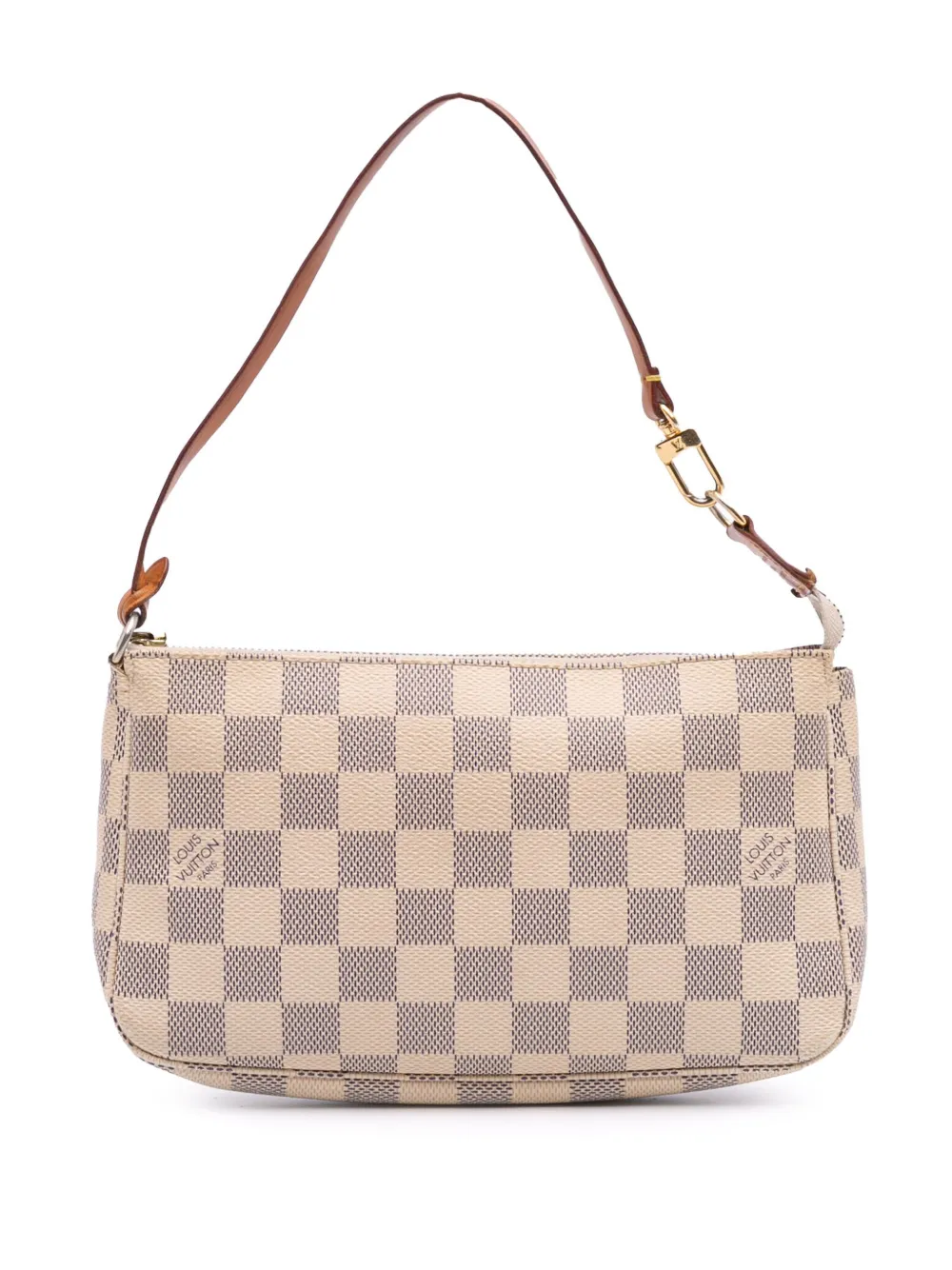Louis Vuitton Pre-Owned 2012 ダミエ アズール ポシェット アクセソワール ショルダーバッグ - ホワイト Louis Vuitton Pre-Owned 2012 ダミエ アズール ポシェット アクセソワール ショルダーバッグ - ホワイト