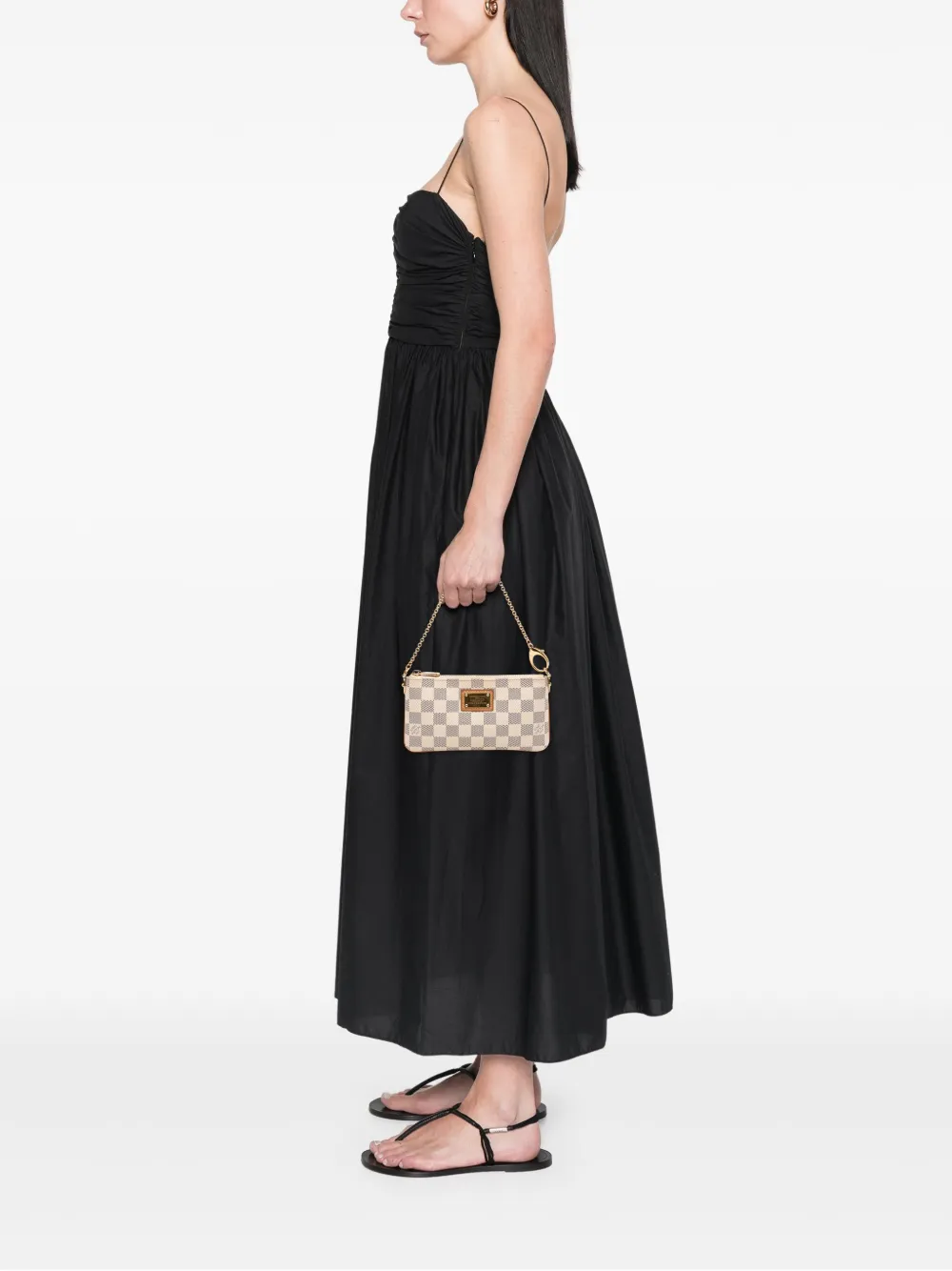 Louis Vuitton Pre-Owned 2011 Damier Azur Pochette Milla MM handbag | Pre-Owned | Image 2
